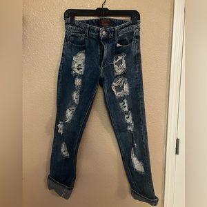 Torn jeans